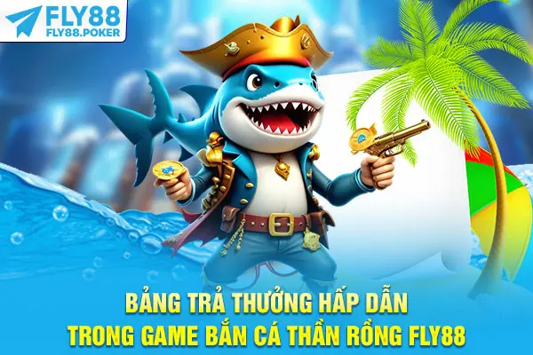 Bảng trả thưởng hấp dẫn trong game Bắn Cá Thần Rồng Fly88